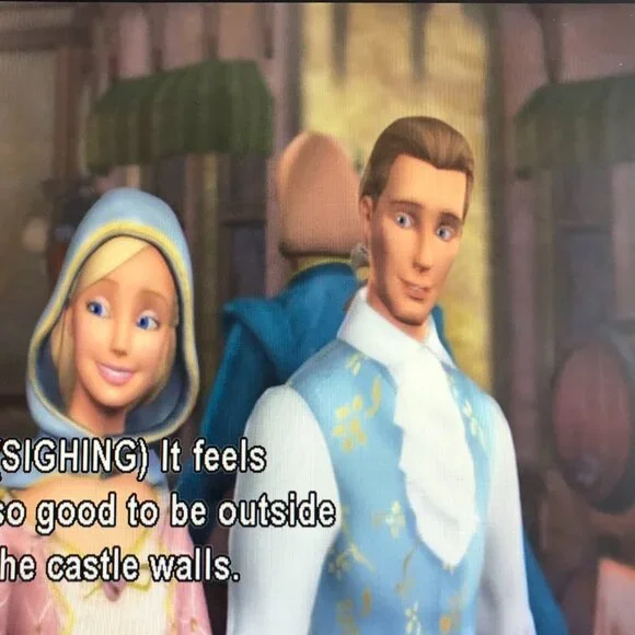 Barbie as The Princess and the Pauper DVD, 2004 Mattel English French Spanish - Picture 9 of 16